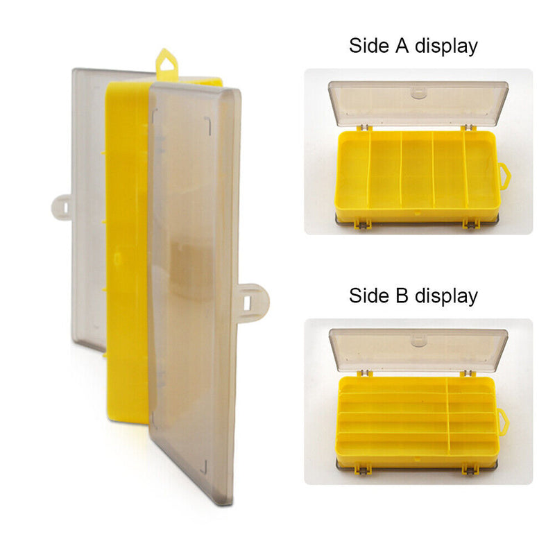 Lure Bait Hook Storage Case Double-Sided Durable Fishing Tackle Organizer B