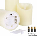 Operated Pillar Candles Wedding Decorations Led Candles Flameless Candles