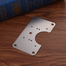 Stainless Steel Hinge Fixing Plate for Cabinet Door Repair Installer Kits Newly