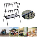 Camping Hanging Rack Aluminum Alloy Tripod Hanger Rack Foldable Hiking Equipment