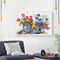 Partial Embroidery Flower Pattern Stamped Canvas 11CT DIY Cross Stitch Kits