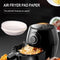 50x Air Fryer Disposable Paper Liner Wood Pulp Steamer Baking Mats (White)