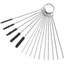 15Pcs Carburetor Carbon Dirt Jet Cleaner Tool Kit Cleaning Needles with Brushes