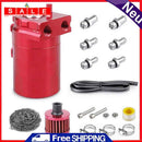 Car Baffled Oil Trap Can Tank with Filter Pants Cleaner Vehicle Fuel Accessories