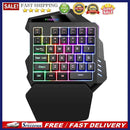 G94 One Handed Gaming Keyboard Single Handed Mini Membrane Keyboard for PC Gamer