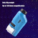 Mini Pocket Microscope Kit Handheld Microscope for Children Science Outdoor Toys