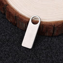 Titanium Alloy Blank Titanium Plate Keyring Pendant Anti-Lost Pet DIY Name Tag