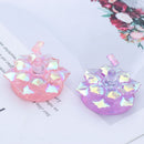 Acrylic Lotus shape Palette Tool Nails Polish Practice Nail Art Display Stand