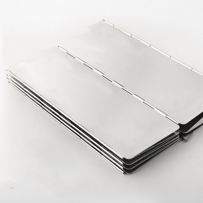 Outdoor Picnic Cooking Windproof Wind Shields Screen Foldable Stove Windshield
