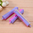 12pcs Perm Bar Rubber Band Hair Curler Hairdressing Tool(Random Color/7