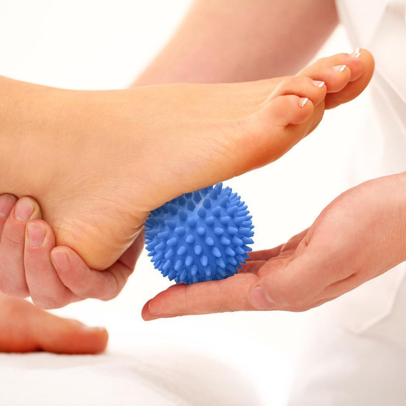 PVC Hand Massage Ball Hedgehog Sensory Training Grip Physiotherapy Fitness