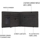 Multi-Function Men Money Purse Casual PU Hit Color Card Holder Short Mini Wal