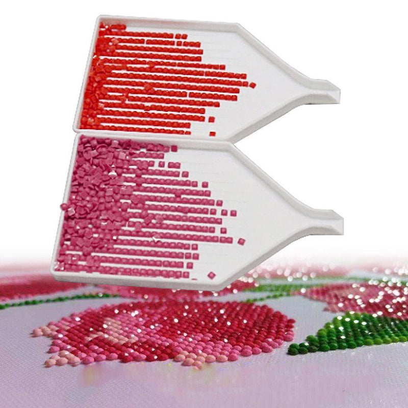 Embroidery Square 5D Acrylic Plastic Point Drill Tray Plate Diamond Painting