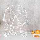 8 Cup Cake Stand Ferris Wheel Wedding Party Stainless Steel Food Display Rack