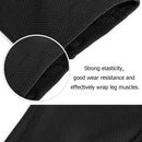 1 Pair Soccer Protective Socks Shin Pads Shin Guard with Pocket (Black S)