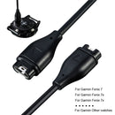 Sports USB Cable Charger Charging Cord Power Adapter For Garmin Fenix 7 7s 7x