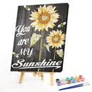 Oil Painting By Numbers Frameless Art Flowers DIY Digital Painting On Canvas