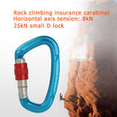Multifunction Backpack Climbing Carabiner Outdoor Camping Hammock D Shape B