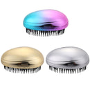 Egg Massage Comb Straight Salon Hairbrush Home Styling Tools (Multicolor)