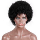 Short Afro Kinky Curly Human Hair Wigs Remy Brazilian Wigs Cheap Women F S7I4