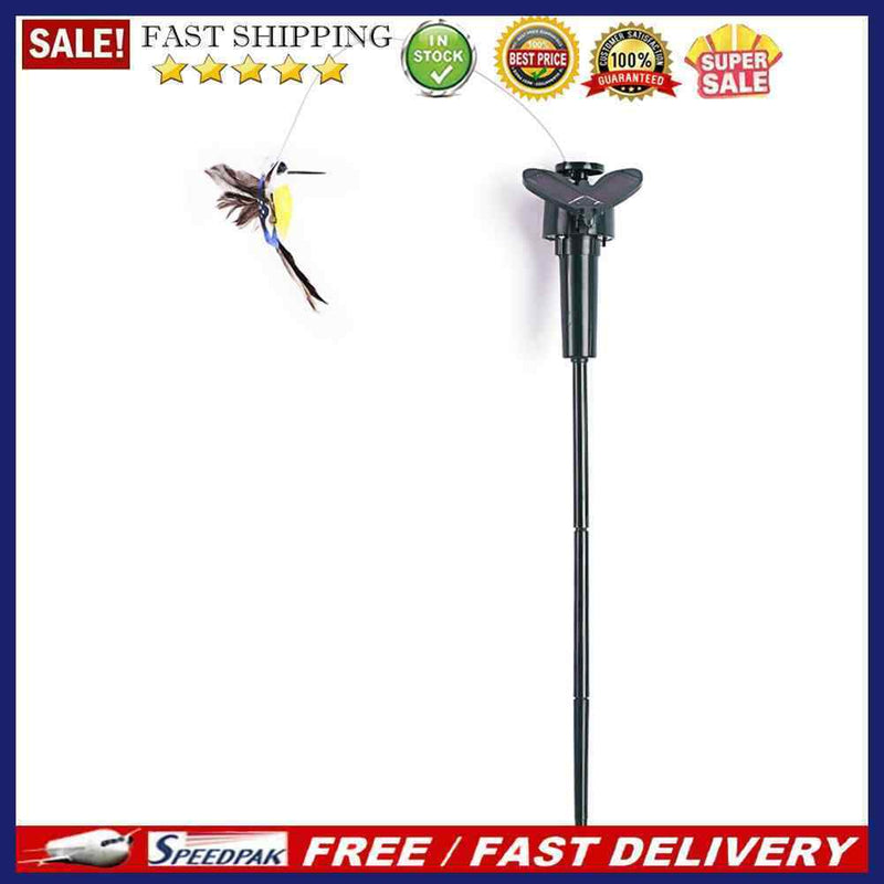 Solar Artificial Butterfly Hummingbird Flying Simulation Lawn Stake Garden