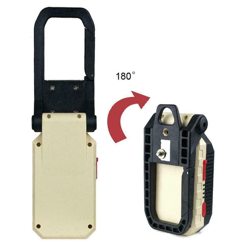 Potable COB LED Work Light Magnetic Lamp USB Rechargeable Lamp Flashlight K0R2