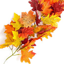 Day Wedding Decor Halloween Maple Leaf Plants Faux Cane Vine Wall Hanging