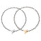 Women Crystal Bead Clavicle Jewelry Choker Chain Collar Necklace Buckle Flower