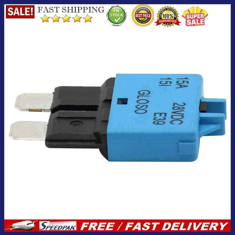 Boat Marine RV Circuit Breaker ATC Blade Fuse Manual Reset Resettable 15 Am