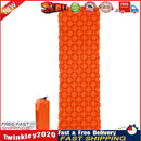 Tent Camping Mat Inflatable Hiking Portable Travel Sleeping Pad (Orange) Newly
