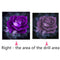 5D DIY Full Drill Square Diamond Painting Purple Rose Cross Stitch Mosaic
