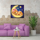5D DIY Full Drill Diamond Painting Moon Bear Cross Stitch Embroidery Craft