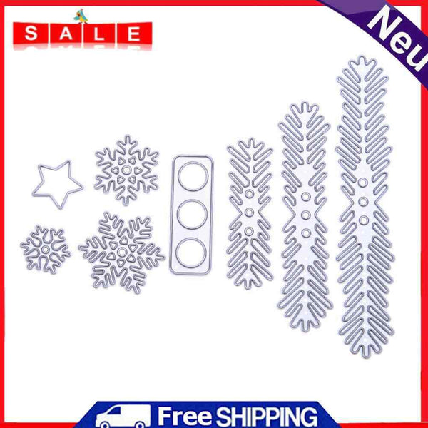 Christmas Tree Punching Molds Dies Kit Crafts for DIY 3 Dimensional Christmas