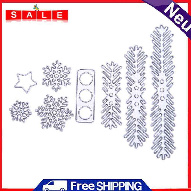 Christmas Tree Punching Molds Dies Kit Crafts for DIY 3 Dimensional Christmas