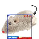 Wind Up Mouse for Cats Kitten, Realistic Clockwork Rat, Interactive Toys