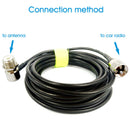 PL259 Antenna Connector Coaxiale Extend Cord Kabel SO239 16Ft Voor Autoradio