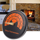 Wood Stove Thermometer Fireplace Flue Pipe Oven Stove Top Fan Temperature Meter