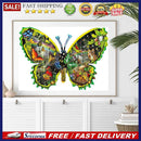5D DIY Diamond Drawing Kits Full Round Drill Pansy Wall Decor Crafts (B4979)