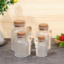 Organizer Storage Container Bath Salt Bottle Frosted Seal Jar Cork Stopper