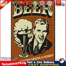 Retro Wine Beer Plaque Metal Tin Signs Painting for Home Wall Art (Beer) Newly