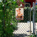 Bathroom Lady Retro Metal Plate Tin Sign for Bar Pub Club Cafe Wall Art Poster