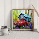 DIY Diamond Painting Kits Full Square Drill Forest Red Car Home Decoration Gifts