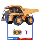 RC Dump Truck 1/24 9CH Dumper Technique 2.4G Radio Controlled Cars (A)