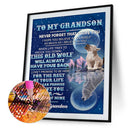 5D DIY Full Special Shaped Drill Pictures Diamond Painting English Letters Kit