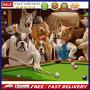 DIY Acrylic Digital Dogs Cartoon Hand Painted Artwork Painting By Numbers Kit