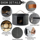 Felt Storage Box Large Travel Hats Organizer Bucket Clothes Storage Bins