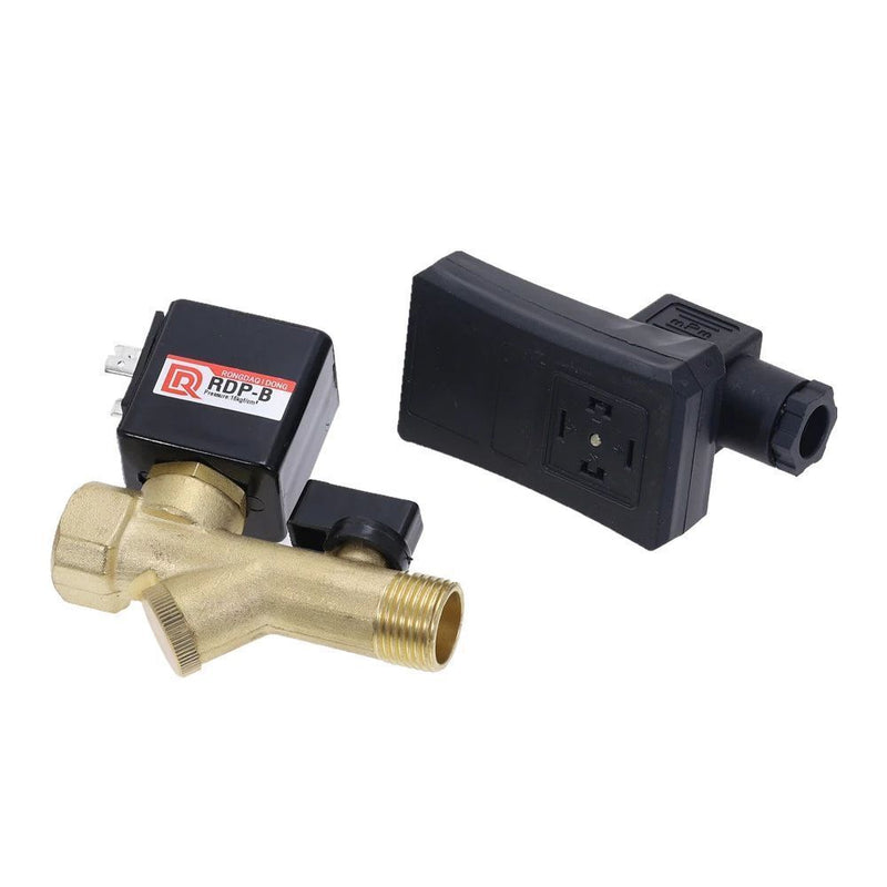 Durable Automatic 1/2inch Electronic Drain Valve Air Compressor Gas Tank Timed