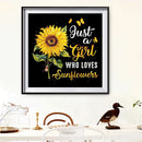 Sunflower Full Round Drill Mosaic Art Picture of Rhinestone Kit Handmade Gi