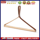 Camping Hanging Rack Beech Wood Towel Clothes Hanger for Outdoor Home (Caramel)