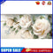 White Rose Oil Paint By Numbers Kits DIY Handpainted on Canvas Wall Art